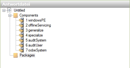 Unettend Abschnitte Abschnitte in der Unattend.xml