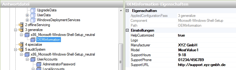 OEM Information OEM-Informationen